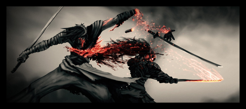 Kill Genji: Sword Shattered. Illustrazione by Ragaru: http://ragaru.deviantart.com/art/Kill-Genji-quot-A-Sword-Shattered-quot-165648163